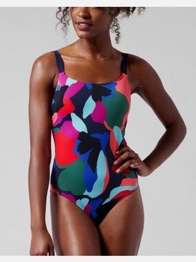 Athleta | Swim | Athleta Shirrendipity Swim Dress Dark Grey Halter Neck  Cinched Side Size S | Poshmark